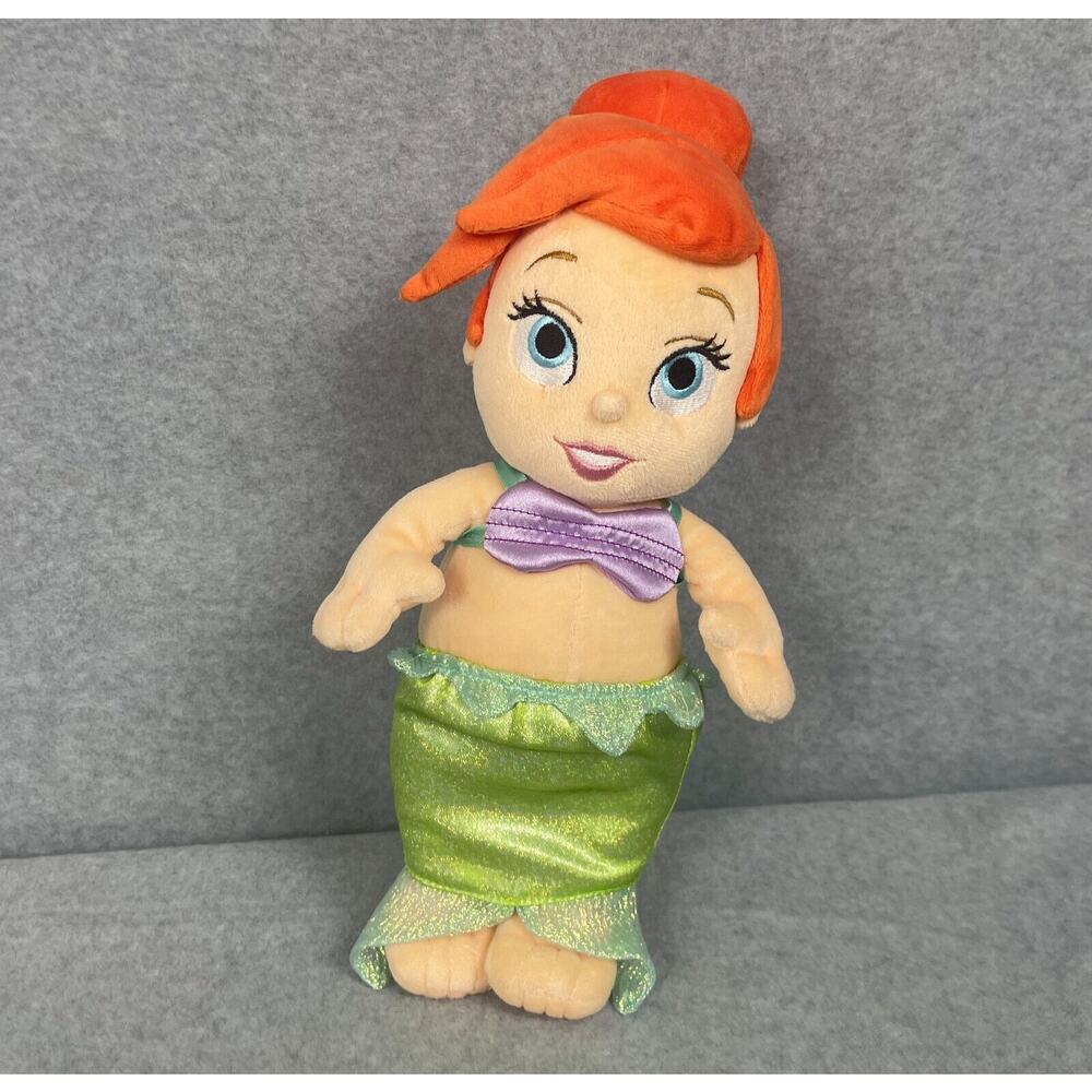 Disney Babies Little Mermaid Ariel Mermaid‎ Plush Stuffed Toy 15"